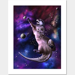 Space Otter Posters and Art